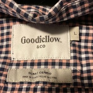 Long Sleeve Plaid Button Down Mens Shirt